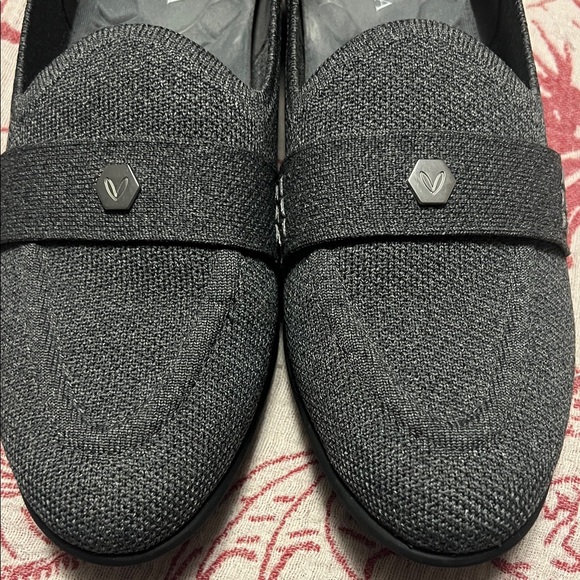 Vivaia Eloise Almond Toe Penny Loafers gray size 40.5 (9-9.5) - Picture 2 of 16